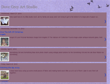 Tablet Screenshot of dovegreystudio.blogspot.com