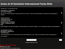 Tablet Screenshot of iiiseminariofariasbrito.blogspot.com