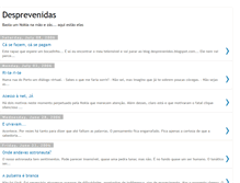 Tablet Screenshot of desprevenidas.blogspot.com