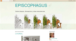 Desktop Screenshot of episcophagus.blogspot.com