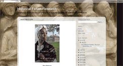 Desktop Screenshot of historicalfictionresearch.blogspot.com