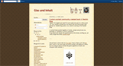 Desktop Screenshot of glas-und-inhalt.blogspot.com