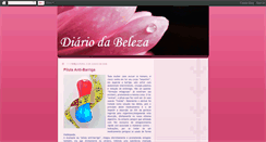 Desktop Screenshot of diariodabelezavirtual.blogspot.com