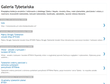 Tablet Screenshot of galeriatybetanska.blogspot.com