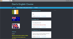 Desktop Screenshot of dani-englishcourse.blogspot.com