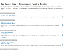 Tablet Screenshot of jaxbeachyoga.blogspot.com