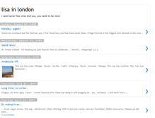Tablet Screenshot of lisainlondon.blogspot.com