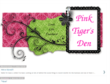 Tablet Screenshot of pinktigersden.blogspot.com