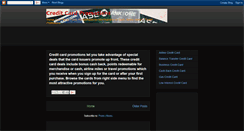 Desktop Screenshot of creditcardpromotions.blogspot.com