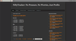 Desktop Screenshot of niftytracker.blogspot.com