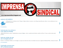 Tablet Screenshot of imprensasindical.blogspot.com