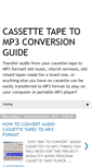 Mobile Screenshot of cassettetomp3.blogspot.com