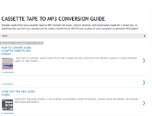 Tablet Screenshot of cassettetomp3.blogspot.com