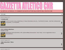 Tablet Screenshot of gazzettatleticocnr.blogspot.com