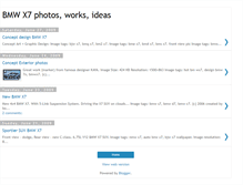 Tablet Screenshot of bmw-x7.blogspot.com