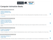 Tablet Screenshot of computer-animation-books.blogspot.com