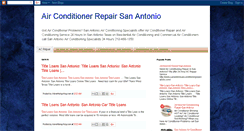Desktop Screenshot of airconditionerrepairsanantonio.blogspot.com