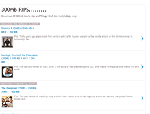 Tablet Screenshot of all300mbmovierips.blogspot.com