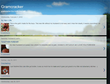 Tablet Screenshot of gramcracker-sherry.blogspot.com