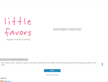 Tablet Screenshot of little-favors-paymentmethod.blogspot.com