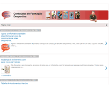 Tablet Screenshot of infortreino.blogspot.com