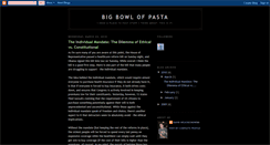 Desktop Screenshot of bigbowlofpasta.blogspot.com