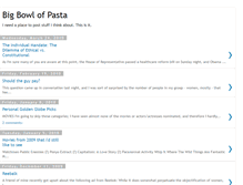 Tablet Screenshot of bigbowlofpasta.blogspot.com