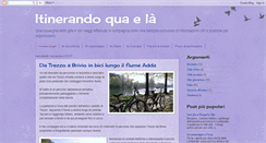 Desktop Screenshot of itineraridiviaggio.blogspot.com