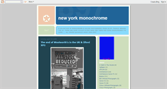 Desktop Screenshot of newyorkmonochrome.blogspot.com