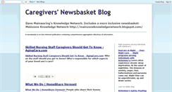 Desktop Screenshot of caregiversnewsbasket.blogspot.com