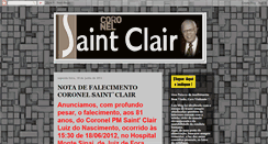 Desktop Screenshot of coronelsaintclair.blogspot.com