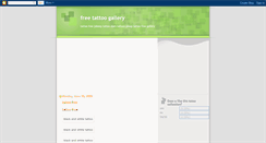 Desktop Screenshot of freetattoogallery.blogspot.com
