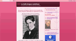 Desktop Screenshot of labellalenguacastellana.blogspot.com