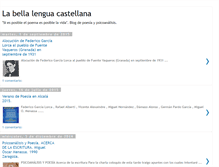 Tablet Screenshot of labellalenguacastellana.blogspot.com