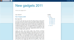 Desktop Screenshot of new--gadgets.blogspot.com