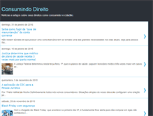 Tablet Screenshot of consumindodireito.blogspot.com