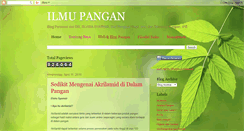 Desktop Screenshot of ilmupangan.blogspot.com