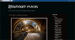 Desktop Screenshot of placeinruins.blogspot.com