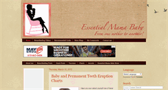 Desktop Screenshot of essentialmamababy.blogspot.com