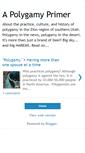 Mobile Screenshot of polygamyprimer.blogspot.com