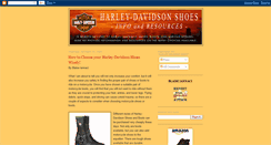 Desktop Screenshot of harley-davidson-shoes-info.blogspot.com