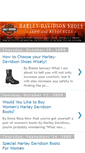 Mobile Screenshot of harley-davidson-shoes-info.blogspot.com