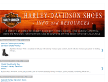 Tablet Screenshot of harley-davidson-shoes-info.blogspot.com