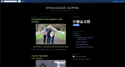 Desktop Screenshot of divulgacaocaipira.blogspot.com