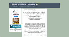 Desktop Screenshot of bedroom-sets-furniture-2.blogspot.com