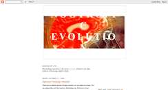 Desktop Screenshot of nootropicevolution.blogspot.com