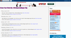 Desktop Screenshot of growyourwebbiz.blogspot.com