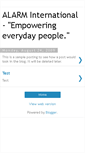 Mobile Screenshot of alarminternational.blogspot.com