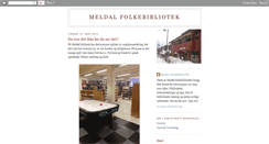Desktop Screenshot of meldalbibliotek.blogspot.com