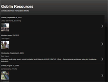 Tablet Screenshot of goblinresources.blogspot.com